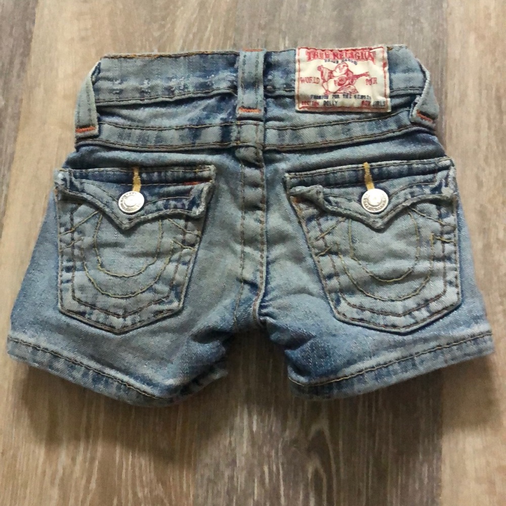 True religion jeans shorts for girls